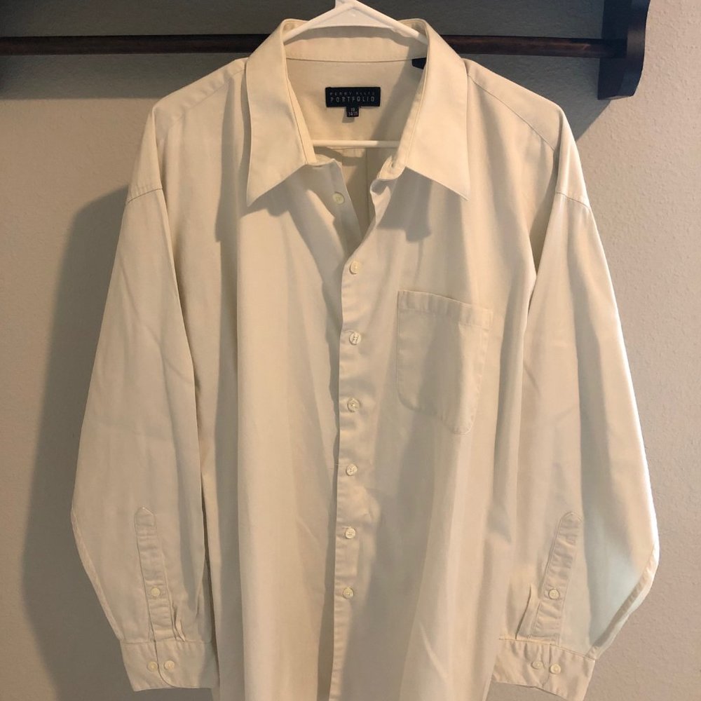 Perry Ellis Portfolio men's dress shirt 18, 34/35